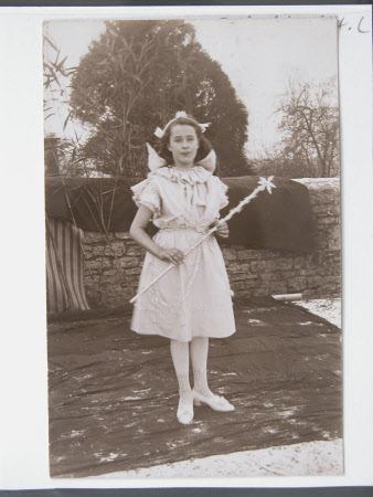 Village school child dressed in costumes, Dyrham School, Gloucestershire
