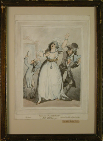 Mrs Sarah Siddons (née Kemble) (1755-1831) Rehearsing in the Green Room