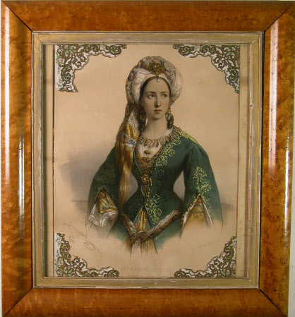 Mademoiselle Rachel (1821-1858) as 'Roxanne' in Racine's 'Bajazet'