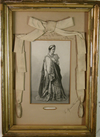 Mademoiselle Rachel (1821-1858) as 'Phedre' in Racine's 'Phedre'
