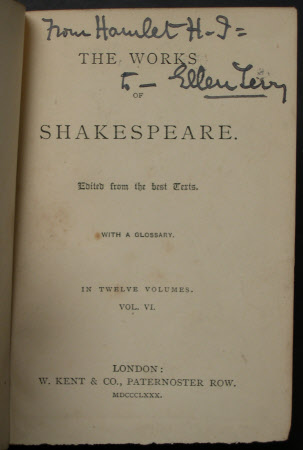 Volume VI; HAMLET, KING JOHN, RICHARD II