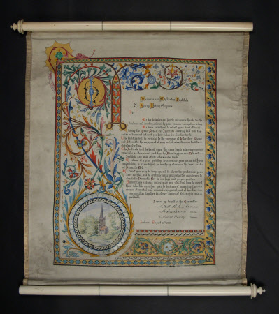 Illuminated address