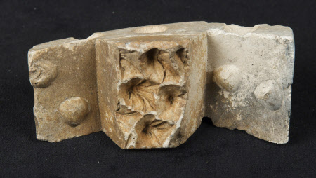 Plaster mould fragment