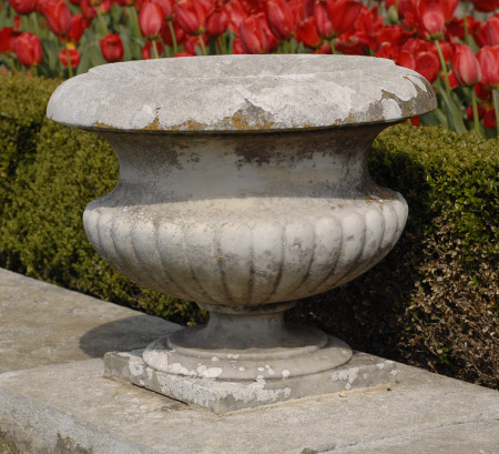 One of a set of nineteen Marble Garden Urns 