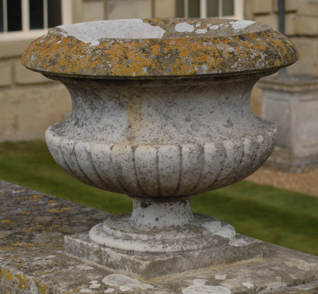One of a set of nineteen Marble Garden Urns 