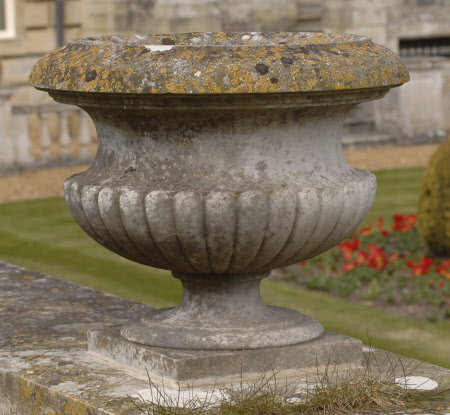 One of a set of nineteen Marble Garden Urns 