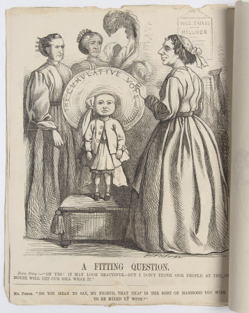 'A Fitting Question. Nurse Dizzy. "Oh yes, it may look beautiful - but I don't think people at the ...