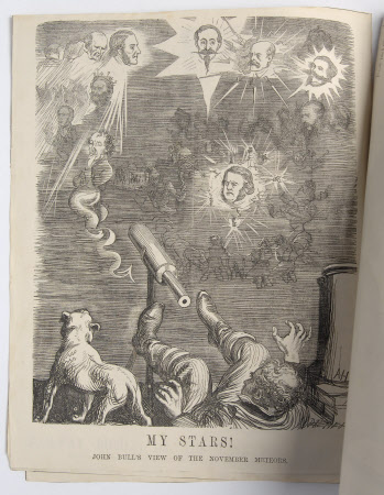 'My Stars.  John Bull's view of the November Meteors' (after A. H.)