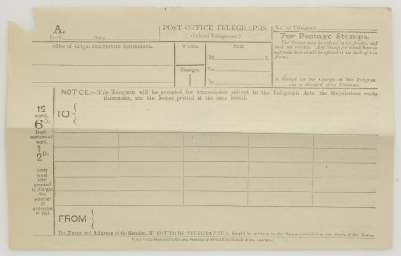 Telegraph form