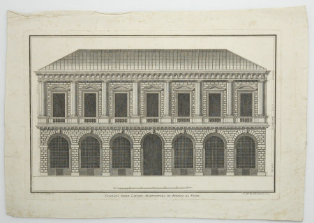 Facciata delle Carceri Architettura di Antonio da Ponte (after Franco dal Pedro)