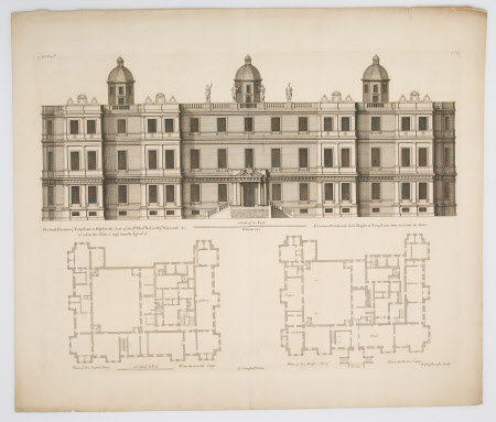 The South elevation of Longleat, Wiltshire (after Colen Campbell) 