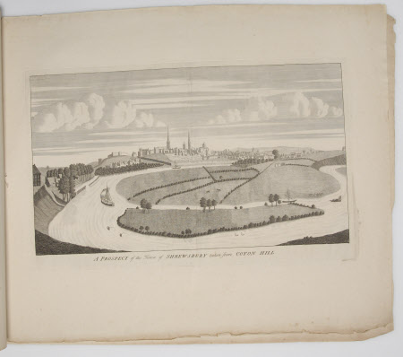 A Prospect of the Town of Shrewsbury taken from Coton Hill 