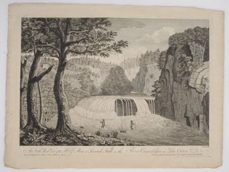 A North West View of the Half Moon or Second Fall in the River Casconchiagon on Lake Ontario (after ...