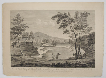 A North View of the Pisaiack Falls in the Province of New Jersey in North America 