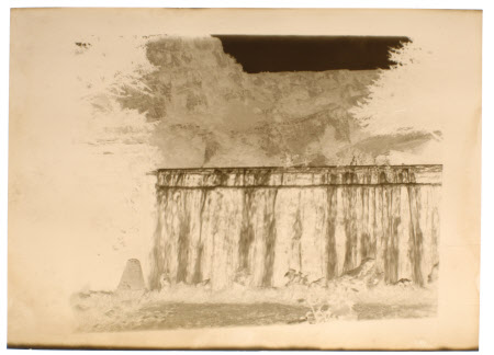 View of the waterfall at the Cheddar Caves, Somerset.