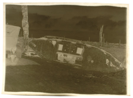 A tank in 'No-mans Land'