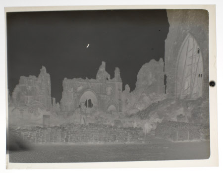The ruins of the Cloth Hall at Ypres. 