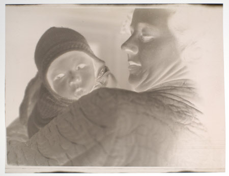 John Ralph Bankes (1936-1996) in the arms of his mother Hilary Margaret Strickland-Constable, Mrs ...
