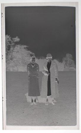 Hilary Margaret Strickland-Constable, Mrs Henry John Ralph Bankes (1908-1966) with a lady possibly ...