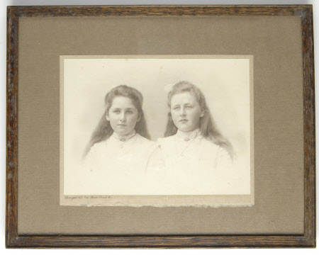 Daphne Maud Adelaide Bankes (1898-1967) with her sister Viola Florence Geraldine Bankes, later Mrs ...