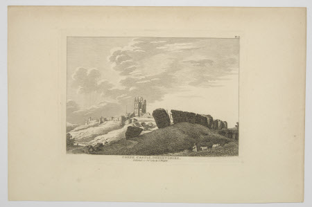 Corfe Castle, Dorset: 1783
