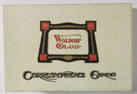 Correspondence card box