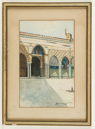 Courtyard in the Alcazar, Seville