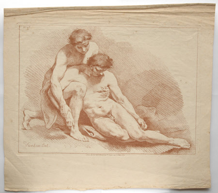 Study for 'The Good Samaritan' (?) (after Jean-Baptiste Van Loo)