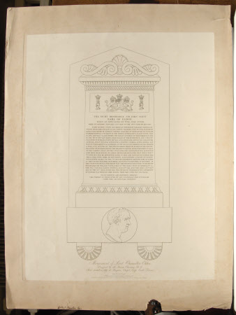 Monument of Lord Chancellor Eldon designed by Sir Francis Chantrey, Erected at Kingston Chapel, ...