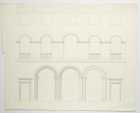 Pencil and ink drawing