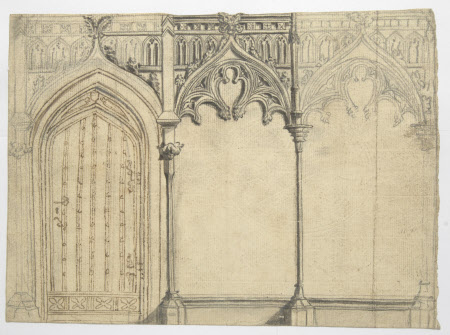 Pencil and ink drawing