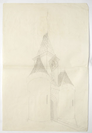 Three Turreted Gatehouse to Corfe Castle, Dorset