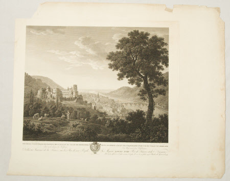 View of Heidelberg Castle (after Charles de Graimberg)