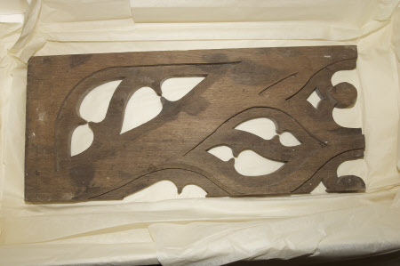 Wood carving part