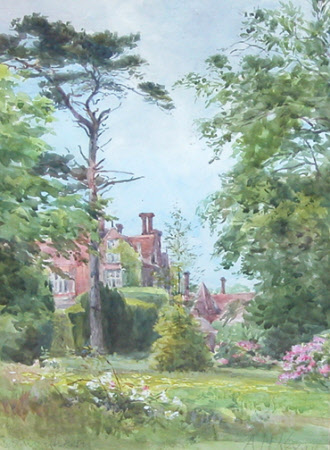 View of Barningham Hall, Norfolk
