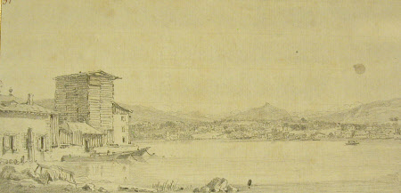 Lake Geneva looking towards Chamonix
