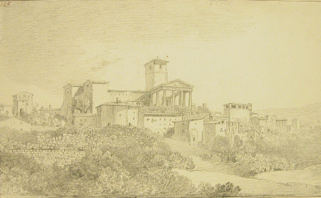 The Temple at Cori, Lazio