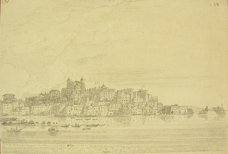 View of  Pozzuoli with Part of Caligula's Bridge