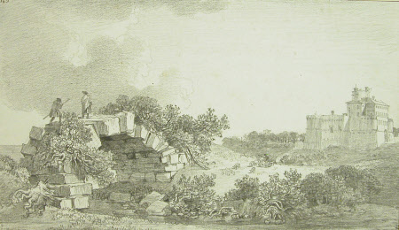 An Old Bridge near Santa Marinella on the Road from Rome to Civitavecchia 