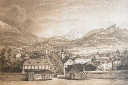 The Bergisel lies to the south of Innsbruck, Austria, in the area of Wilten, where the Sill river ...