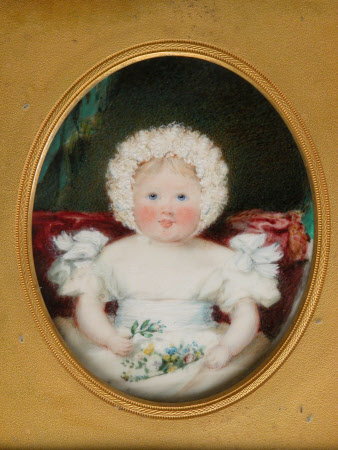 Sir William Throckmorton, 9th Bt (1838-1919) as a Baby