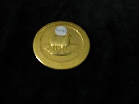 Lord Bristol’s Suffolk Sheep Society gold medal