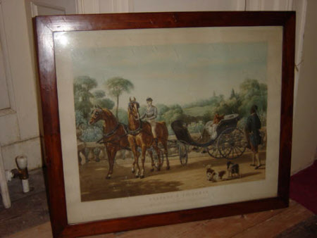 Chevaux et Voitures - Cabriolet a Quatre Roues en Demi Daumont (after Henri Auguste d'Ainecy ...