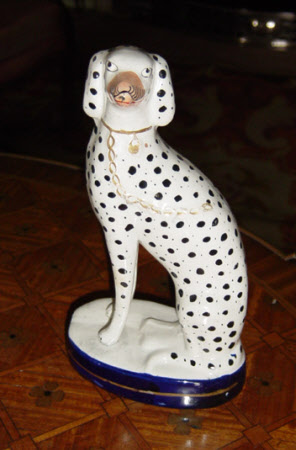 Dalmatian facing left