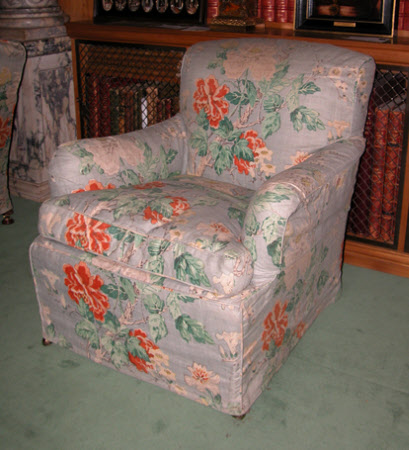 Upholstered armchair