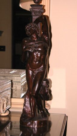 Candlestick with a figure of The Dying Slave