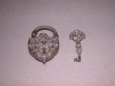 Padlock and key