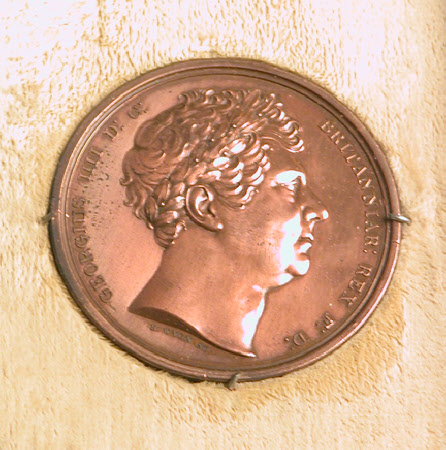 Medal of George IV commemorating the opening of the Royal Pier, Brighton