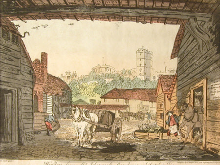 Windsor from Mr Isherwood's Brewhouse in Datchet Lane, Berkshire 