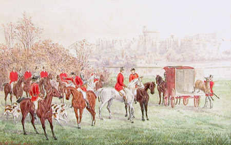The Royal Stag Hunt in Windsor Park